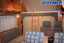 cheap campervan hire new zealand example Hymer 542