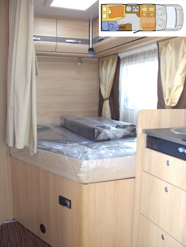 Motorhome hire example Family Standard