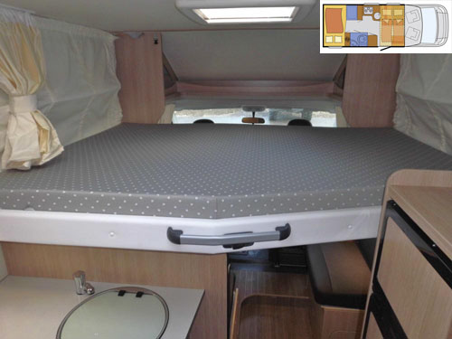 Motorhome hire example Family Standard