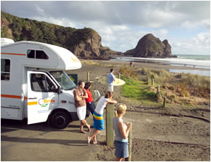 Campervan hire example Frontier