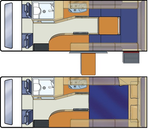 Campervan hire example Venturer