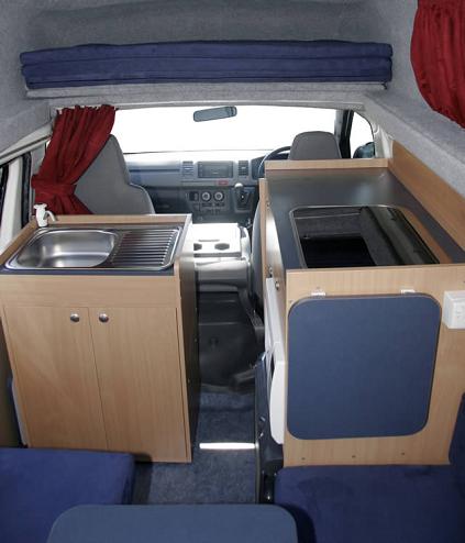 campervan hire new zealand example Hitop Camper