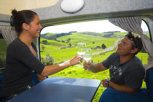 campervan hire new zealand example Hitop Camper