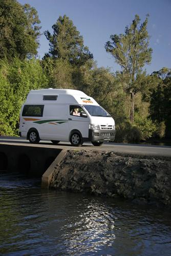 campervan hire new zealand example Hitop Camper