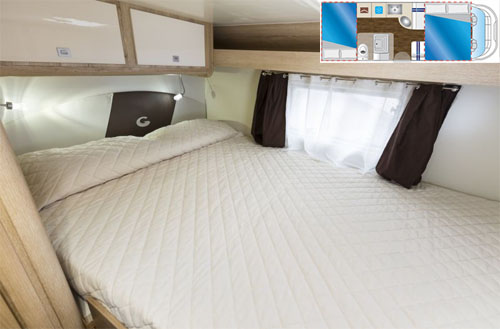 motorhome for rent example Lux Group - 4 berth