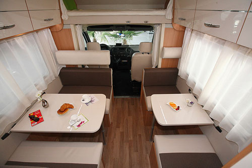 motorhome for rent example Lux Group - 7 berth