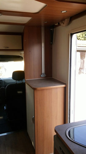 Campervan hire example Ahorn T660