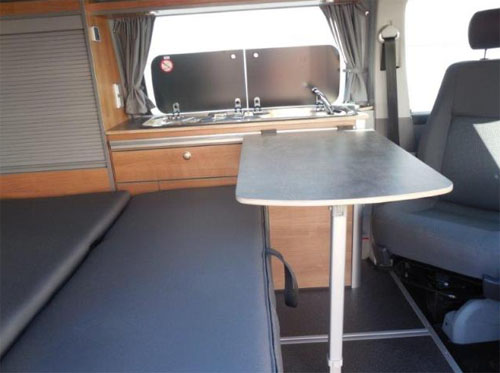 Campervan hire example M1 - Compact Van