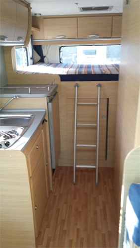 Campervan hire example M4 - Comfort Standard