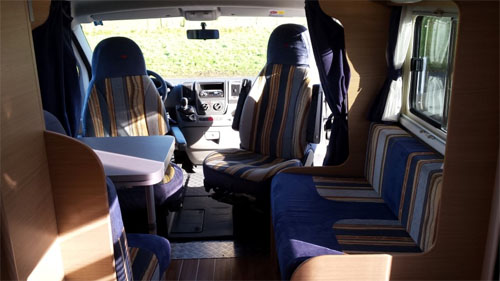 Campervan hire example M4 - Comfort Standard