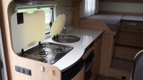 Campervan hire example M6 - Comfort Standard