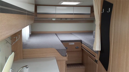 Campervan hire example M6 - Comfort Standard