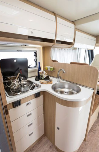 rent camper example Lux Group - 4 berth