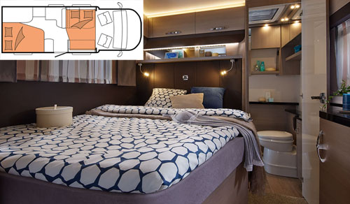 rent camper example Lux Group - 4 berth