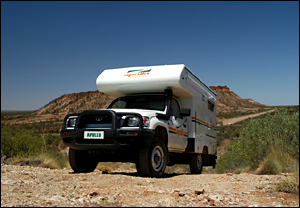 camper hire example Adventure Camper