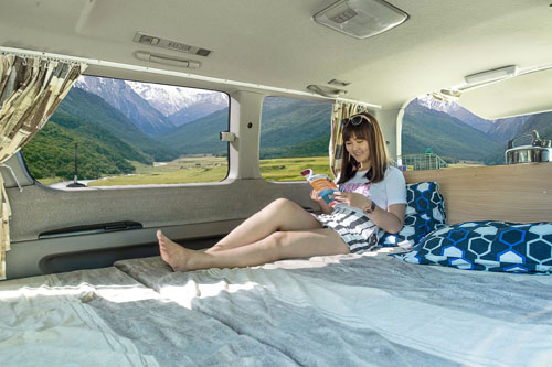 rent campervan example Elgrand Camper