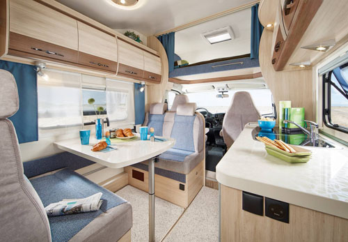 campervan hire europe example Lux Group - 6 berth