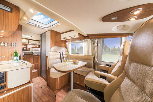 motorhome rental example Super Lux Group - 4 berth