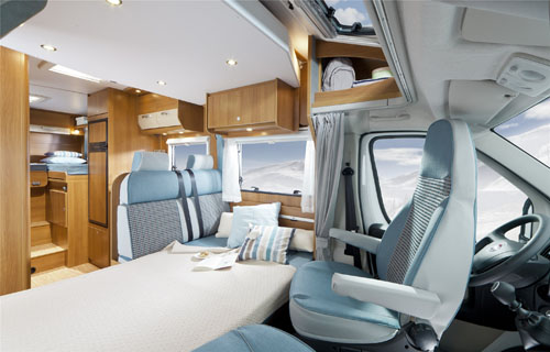 Europe motorhome rental example Category Medium