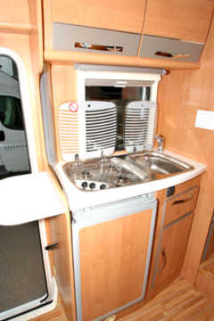 europe campervan hire example Garage KP