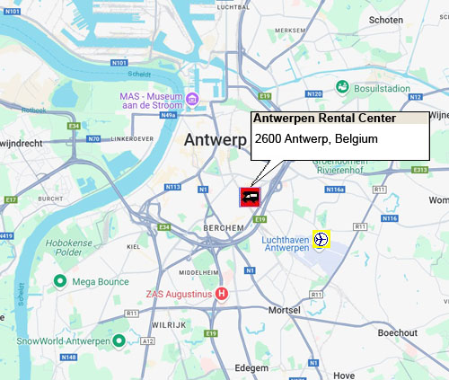 RV Rental Center  - BluRent NL - Antwerp-Berchem - train station