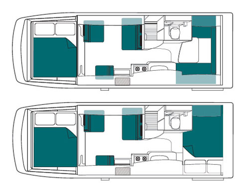 camper hire new zealand example Beach - E