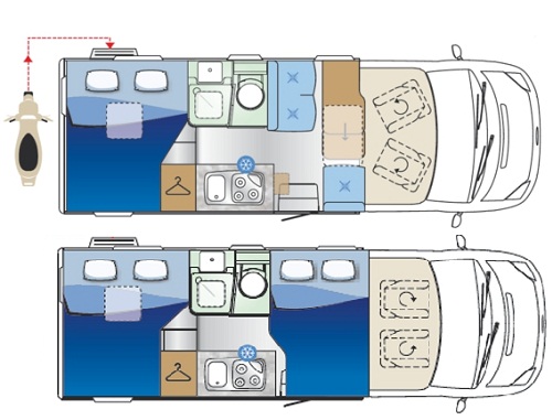 cheap campervan hire new zealand example Garage KP