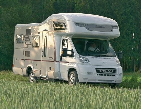 cheap campervan hire new zealand example Hymer 542