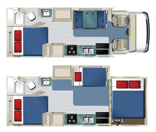 rv rental usa example Sunrise Escape