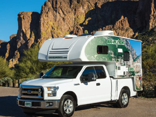 rv rental usa example T17 Truck Camper