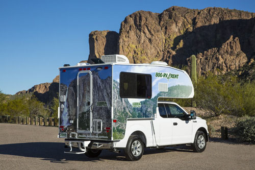 rv rental usa example T17 Truck Camper