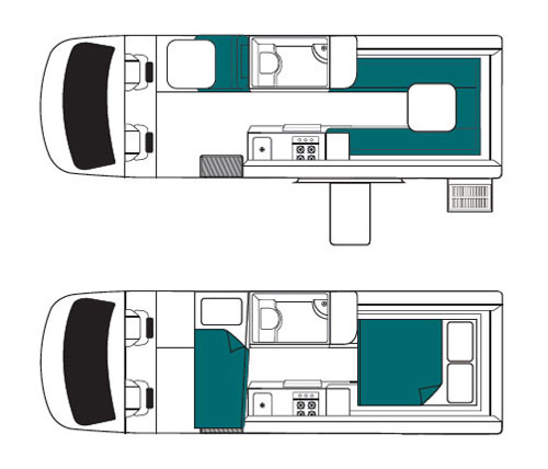 motorhome hire nz example Ultima Plus - Elite