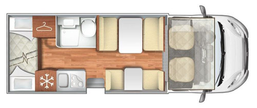 rv rentals example Zefiro TL 277 - Exclusive