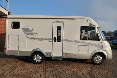 luxury rv rental example Hymer B 524 STAR