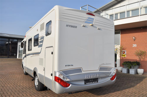 luxury rv rental example Hymer B 524 STAR