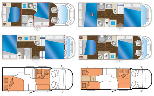 rv rentals Miami example Lux Group - 4 berth