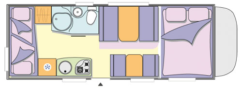 tasmania campervan hire example Flash C636 P