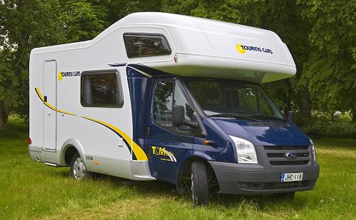 Europe motorhome rental example Category Medium