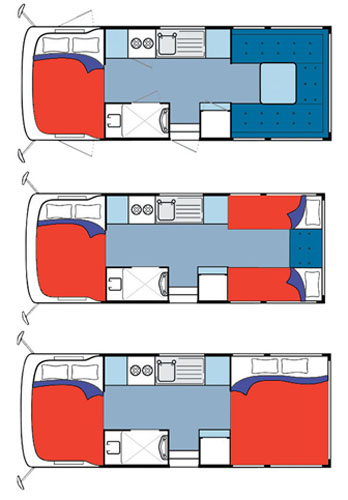 campervan hire Italy example PH 4 Premium