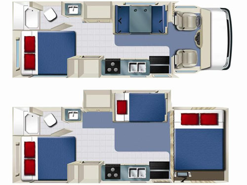 motorhome hire europe example Tucana RV - 25-27ft