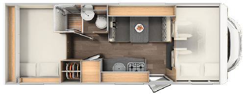 Caravan 6 berth - Manual