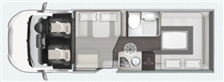 Horizon - 5 berth motorhome with rear U-lounge