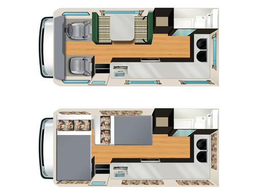 campervan hire new zealand example Euro Camper