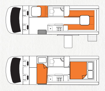 campervan hire australia example Venturer Plus