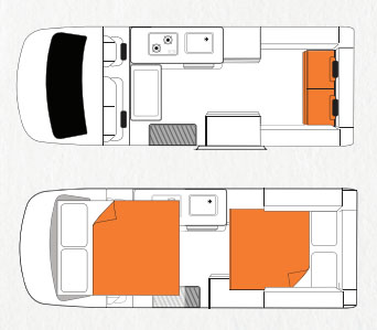 cheap campervan hire new zealand example Voyager