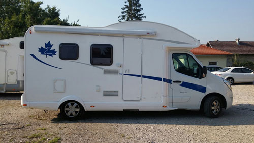 Campervan hire example Ahorn T660