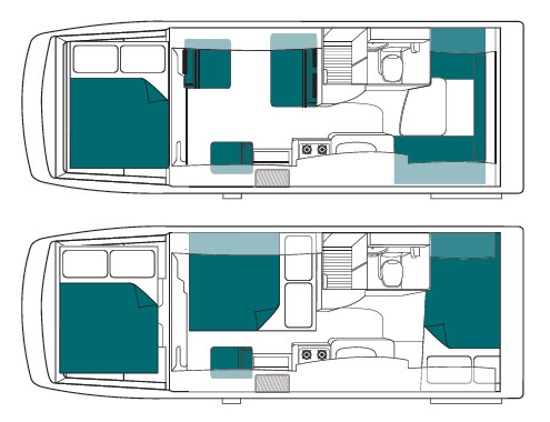 Motorhome hire example Platinum River - Flex