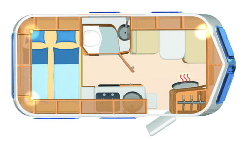 camper van hire example Jeep/Trailer