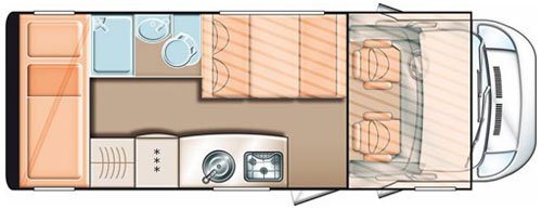 rv rent example Carado A 461