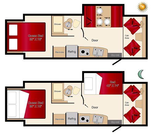 rent a camper example Navion IQ C-25-3